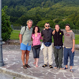 Roncesvalles: Lars, Elisa, Stefano, Gabriele e Rossano