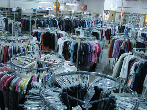 The Clothing Bank tries to provide a shopping environment that allows the kids to feel like they're shopping in a store, not just digging through piles of unwanted clothing. (Photo by: Kenrick Nobles)