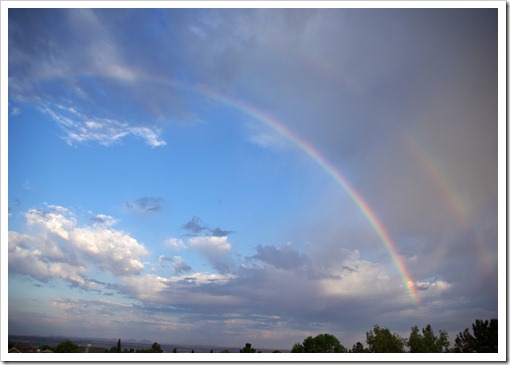 Morning Double Rainbow