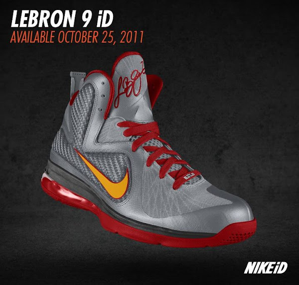 Nike LeBron 9 iD Preview vol You won8217t be able to make your own South Beach shoe