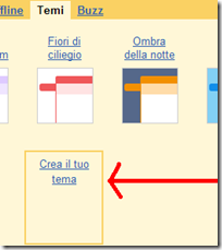 Crea il tuo tema Gmail