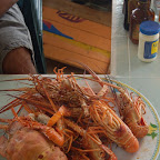 Preparando ceviche de camarón Preparando ceviche de camarón