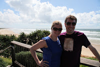 Aubain and Ingrid at Coolum