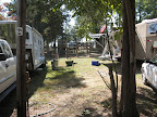 sites B35 (left) and B36 (right). each has 4 horse pens.