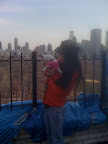 There was construction taking place on the roof, but we got to take in some views of Central Park.