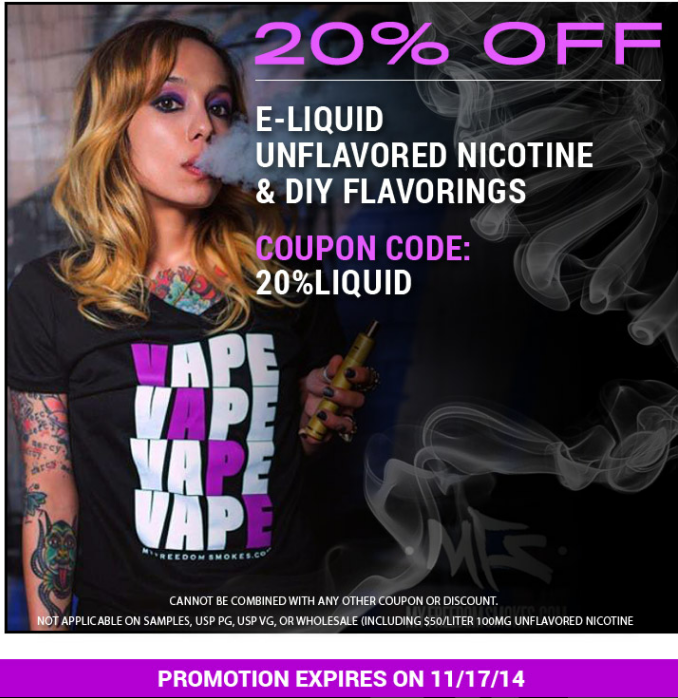 my freedom smokes coupon code vapedeals
