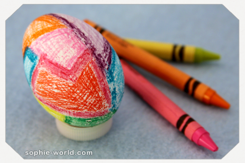 Alt eggs crayon