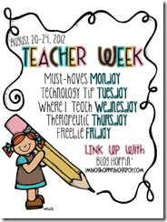 teacher week 2012