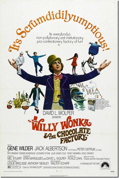 1971 - Willy Wonka & the Chocolate Factory