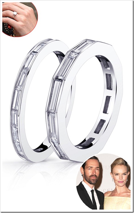 Kate Bosworth and Michael Polish boths wedding bands Kate Bosworth and Michael Polish boths wedding bands