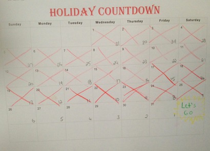 countdown calendar