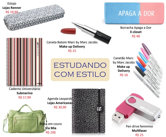 Materiais para volta às aulas: Vejas as dicas e sugestões de comprinhas. Materiais para volta às aulas: Vejas as dicas e sugestões.
