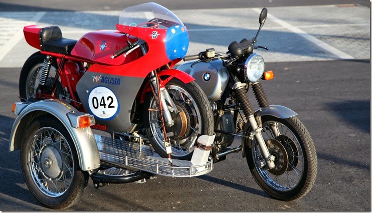 1977 BMW R 100-7 ‘race transporter’ carries 1975 MV Agusta 350