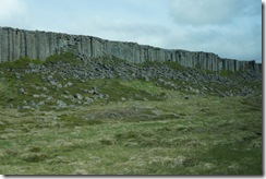 Gerduberg basalt column cliff