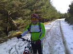 Si,eso con nieve en la ruta del Hayedo de Montejo