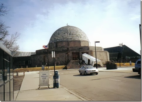 Adler Planetarium in Chicago, Illinois in February 2000