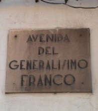 AVENIDA GENERALSIMO FRANCO AVENIDA GENERALSIMO FRANCO