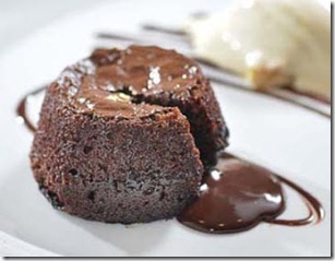 Rseep Chocolate Fondant with Vanilla Ice Cream Rseep Chocolate Fondant with Vanilla Ice Cream