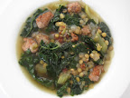 The picture that started it all...
Sausage, lentil and kale soup