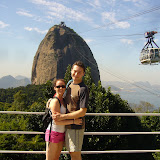 Always tough posing for a shot in Rio, you have to get it in quickly before the sun blinds you.