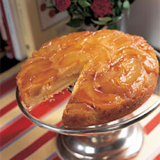 Warm Apple-Cornmeal Upside Down Cake