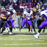 Peter Nguyen breaks free against the UNI defense.