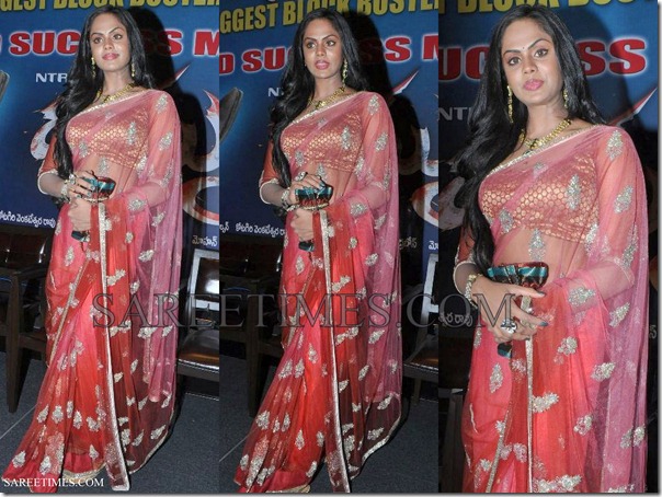 Karthika_Embroidery_Shimmer_Saree