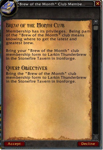 brew of the month