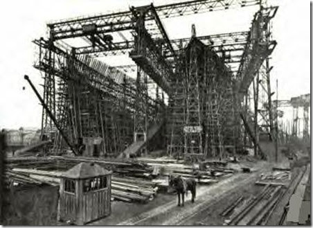 titanic construction