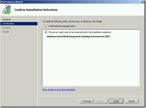 Install ISE