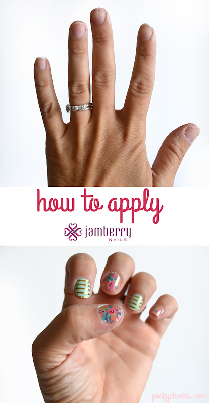 How to Apply Jamberry Nails - Poofy Cheeks