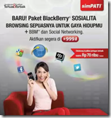 Telkomsel BlackBerry Sosialita