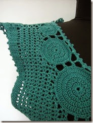 crochet turcoise top 4