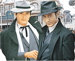 兩代許文強新戲迸火花發哥、黃曉明Chok爆上海灘 兩代許文強新戲迸火花發哥、黃曉明Chok爆上海灘