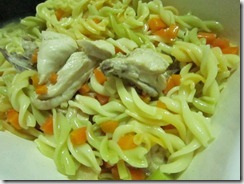 the best chicken noodle soup I've ever made, 240baon