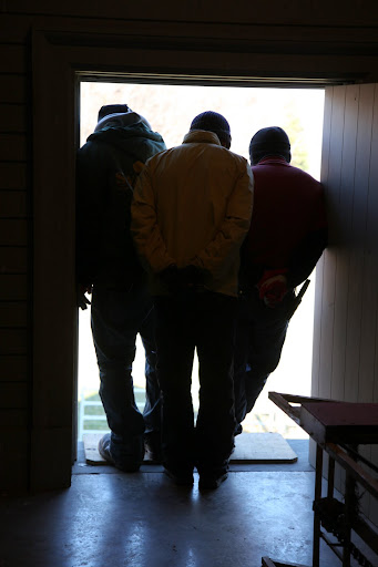 The guys are ready and waiting.