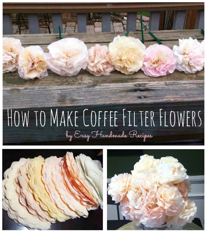 How to Make Coffee Filter Flowers - GORGEOUS!