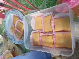 Durian crepe buatan sendiri Durian crepe buatan sendiri