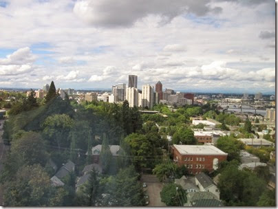 IMG_8548 View of Downtown Portland from the Portland Aerial Tram in Portland, Oregon on August 19, 2007