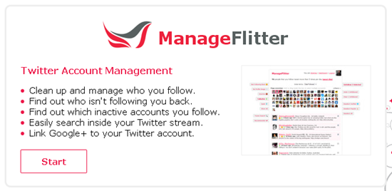 Manage Flitter Manage Flitter