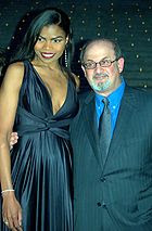 Pia Glenn And Salman Rushdie Shankbone 2009 Vanity Fair