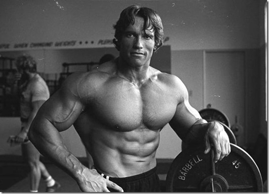 film title: pumping iron, handout