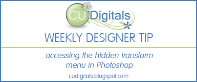 CUDigitals Designer Tip - The Hidden Transform Menu