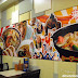 Eye-catching wall paper at Rai Rai Ken