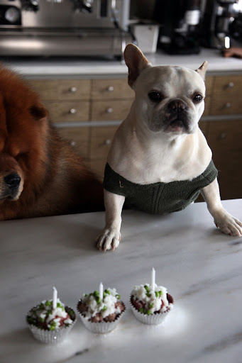 I think I hear Franny coming!  Quick, G.K., let's light these candles!