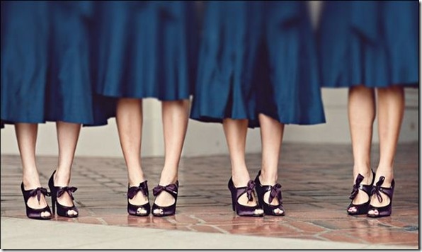 purple-bridesmaids-shoes-blue-bridesmaids-dresses