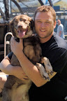 Mark poses with a cutie pie adopted out by Found Chicago rescue group, with help from the Buehrles. Mark poses with a cutie pie adopted out by Found Chicago rescue group, with help from the Buehrles.
