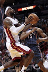 lebron james nba 120101 mia vs cha 02 King James Home and Away Nike LeBron 9 Shoes in Action