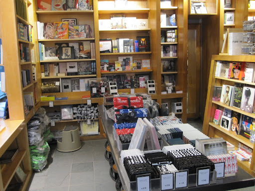 At the front of the store.