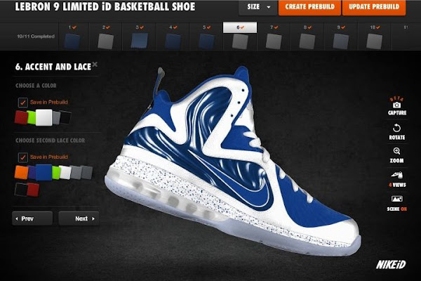 Preview of New Nike LeBron 9 iD Options 8220Penny 2 Flow8221